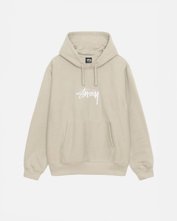 stussy cream hoodie