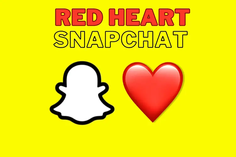 red heart on snapchat