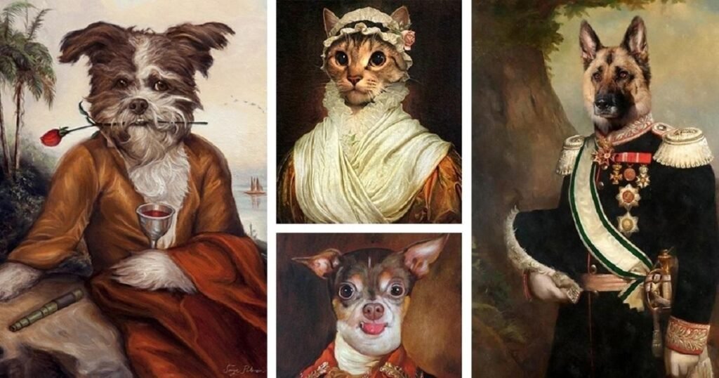 multi-pet portraits
